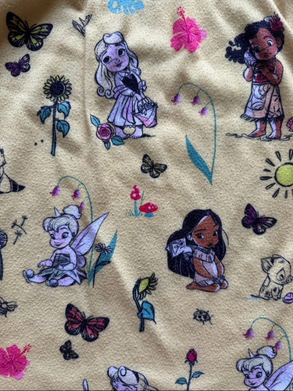 3 for $10 - Size 9/10 Disney Princess night gown dress Moana Aurora Tinkerbell - Picture 5 of 8